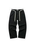BLACK WAXED DENIM