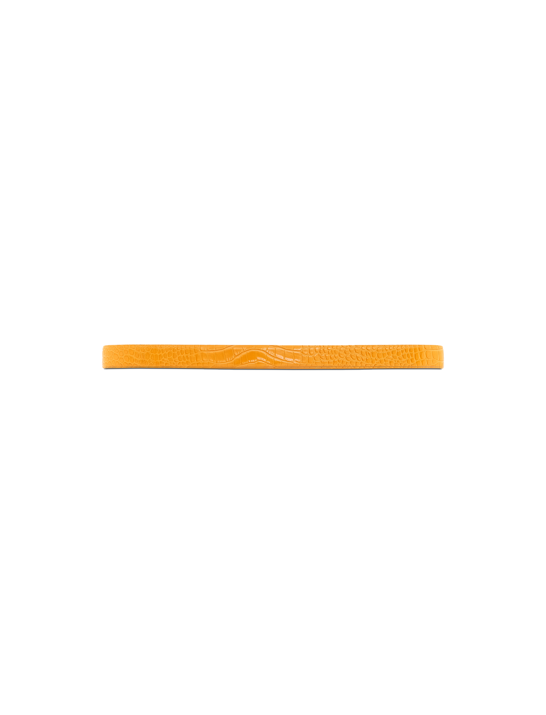 CROCO BELT YELLOW