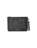NOIR CROC POUCH
