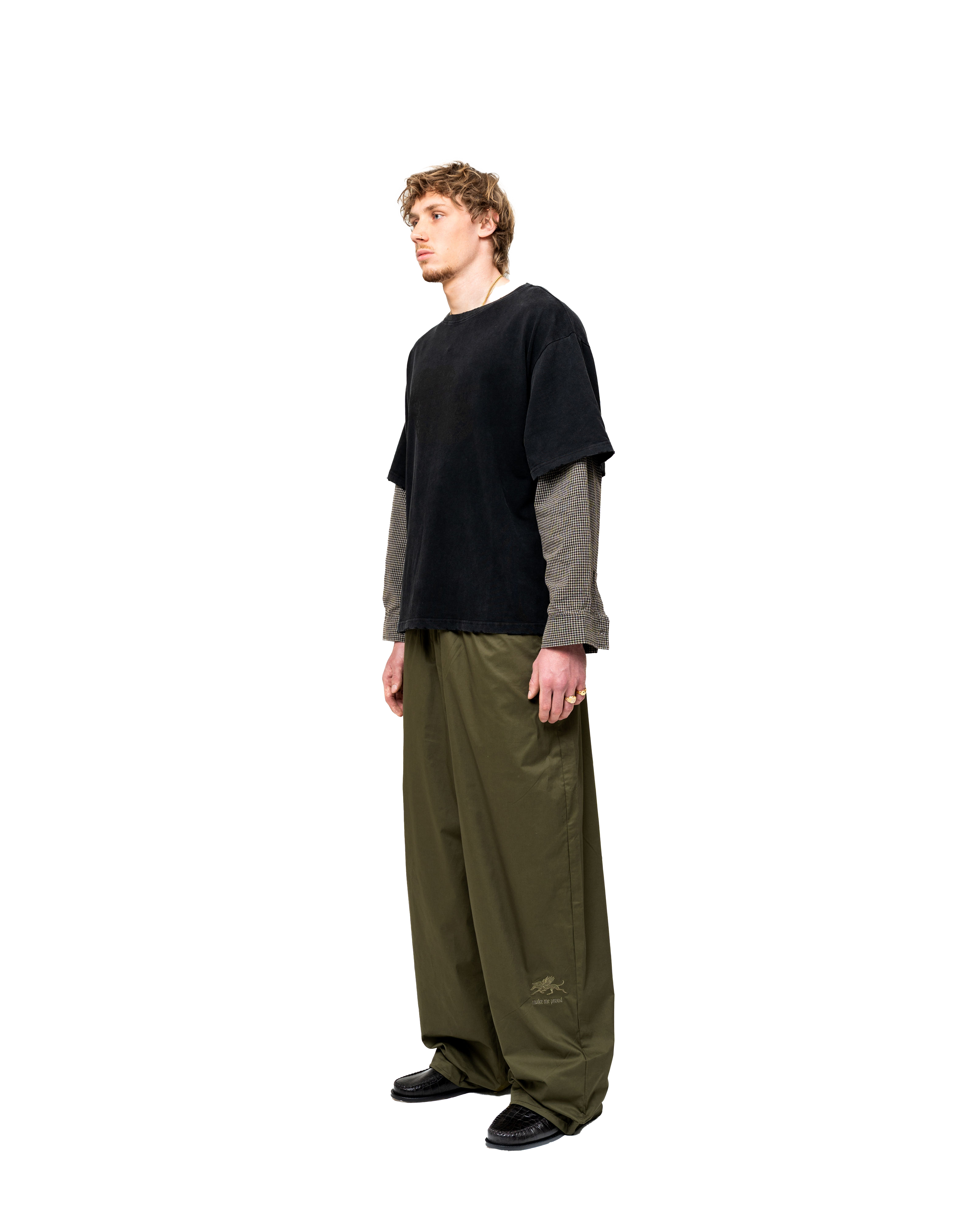 EVERYDAY NYLON PANTS GREEN