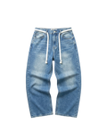 LACED SKATER DENIM