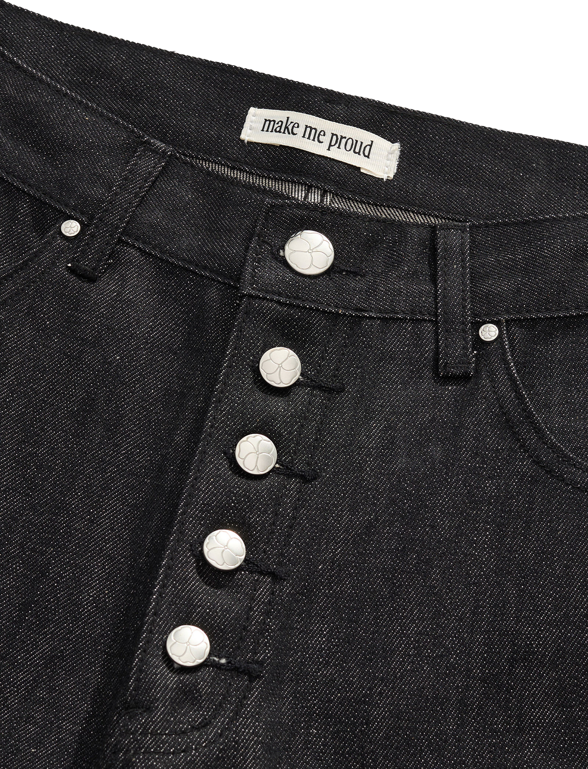 RAW DENIM DOUBLE KNEE CARPENTER