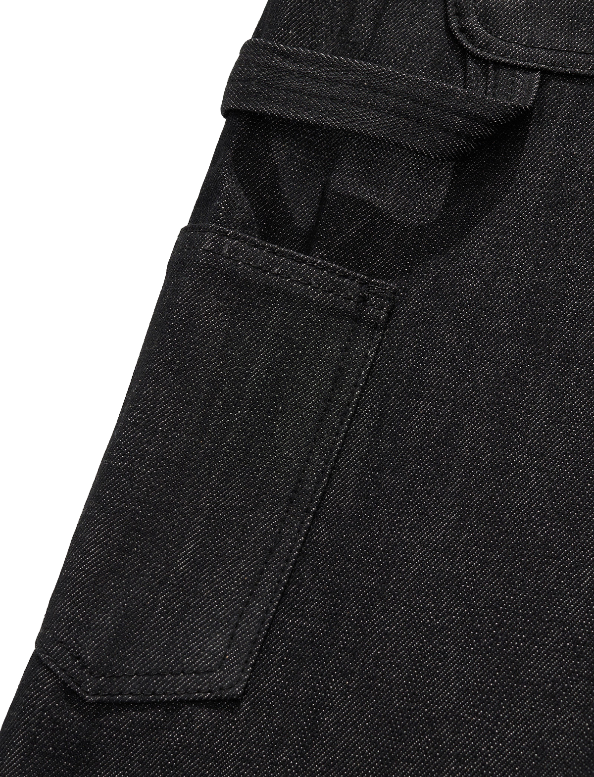 RAW DENIM DOUBLE KNEE CARPENTER