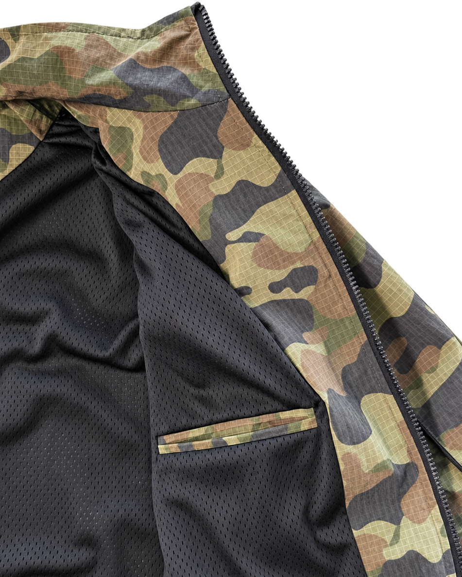 GREEN CAMO RIPSTOP TRAINJACKET