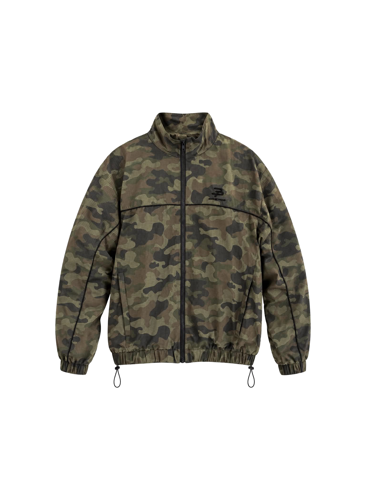 GREEN CAMO RIPSTOP TRAINJACKET