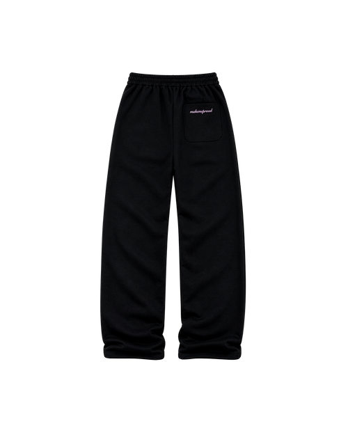BLACK WUMBO SWEATS