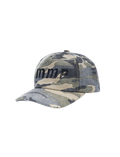 DISTRESSED CAMO CAP