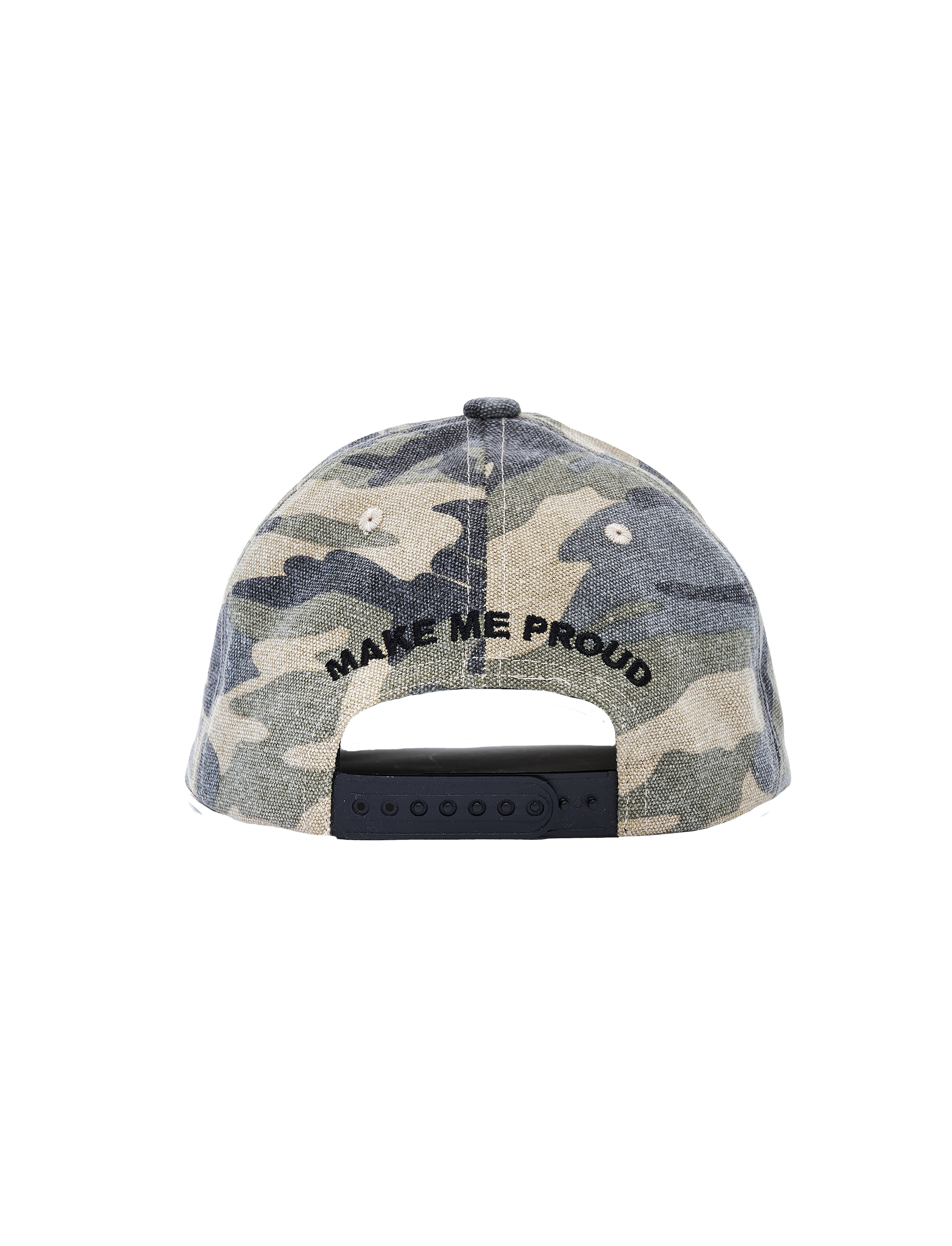 DISTRESSED CAMO CAP
