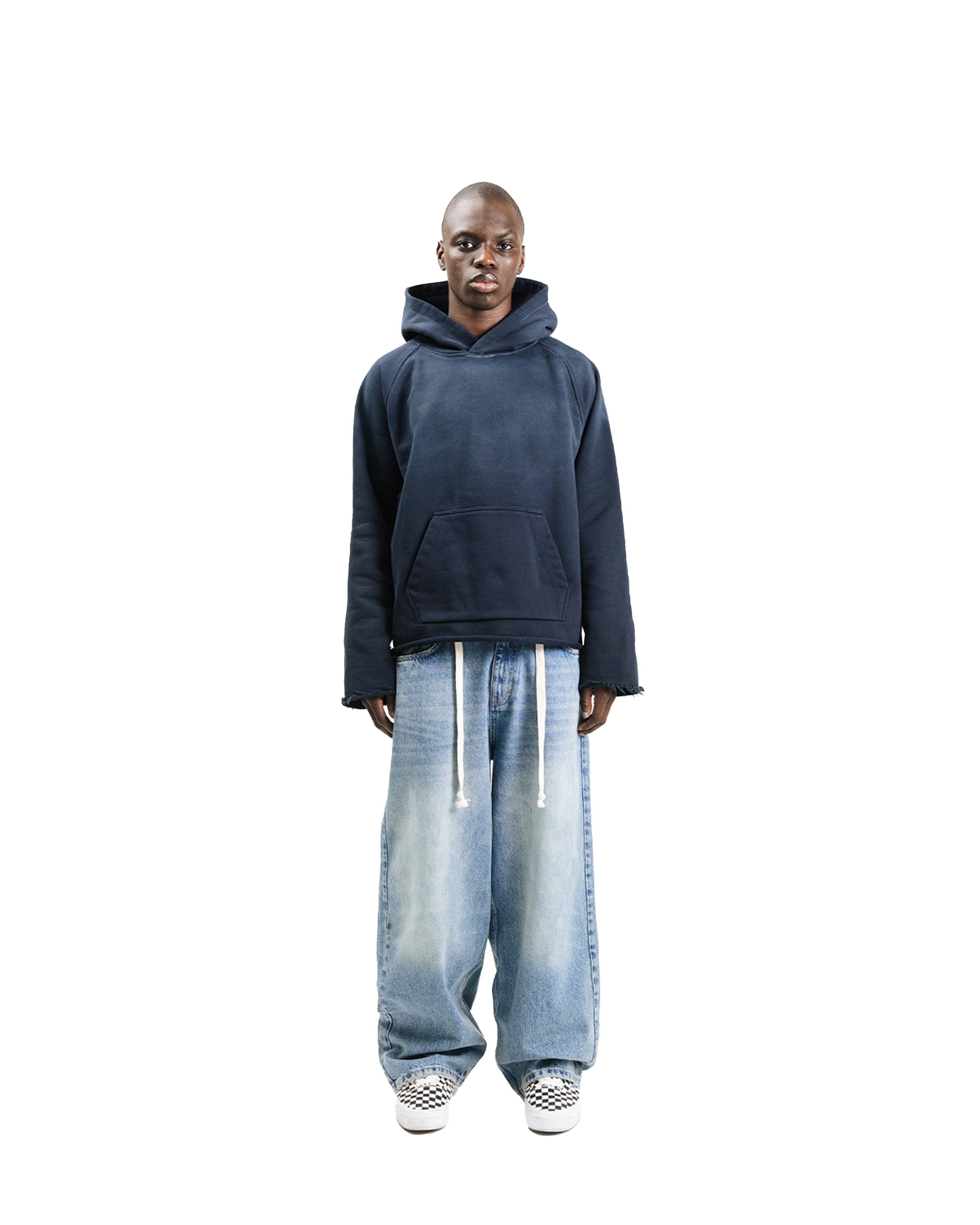 LACED SKATER DENIM