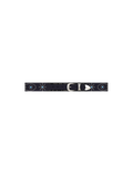DARK BLUE DENIM STUDDED BELT