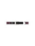 STUDDED BELT SNAKESKIN PINK