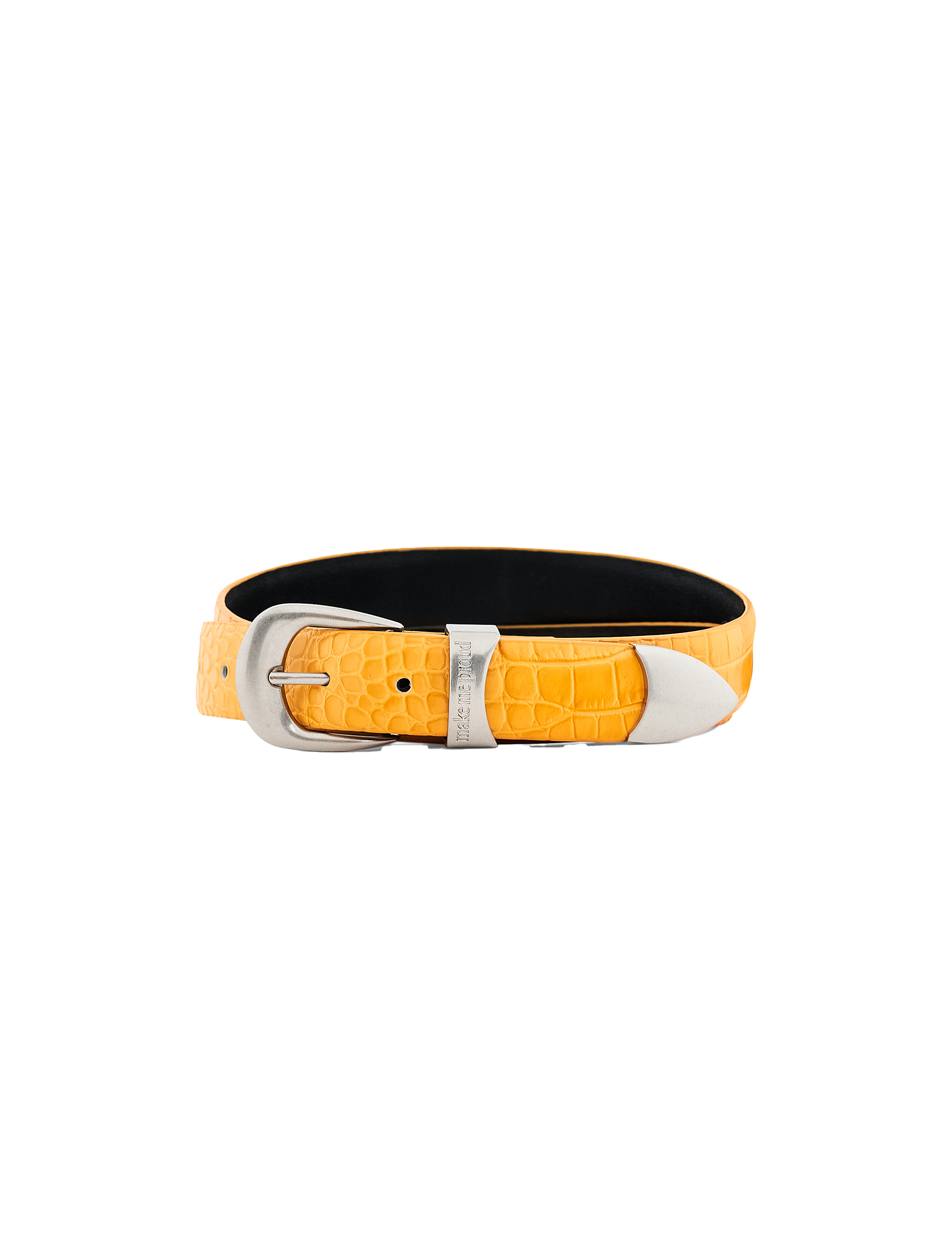 CROCO BELT YELLOW