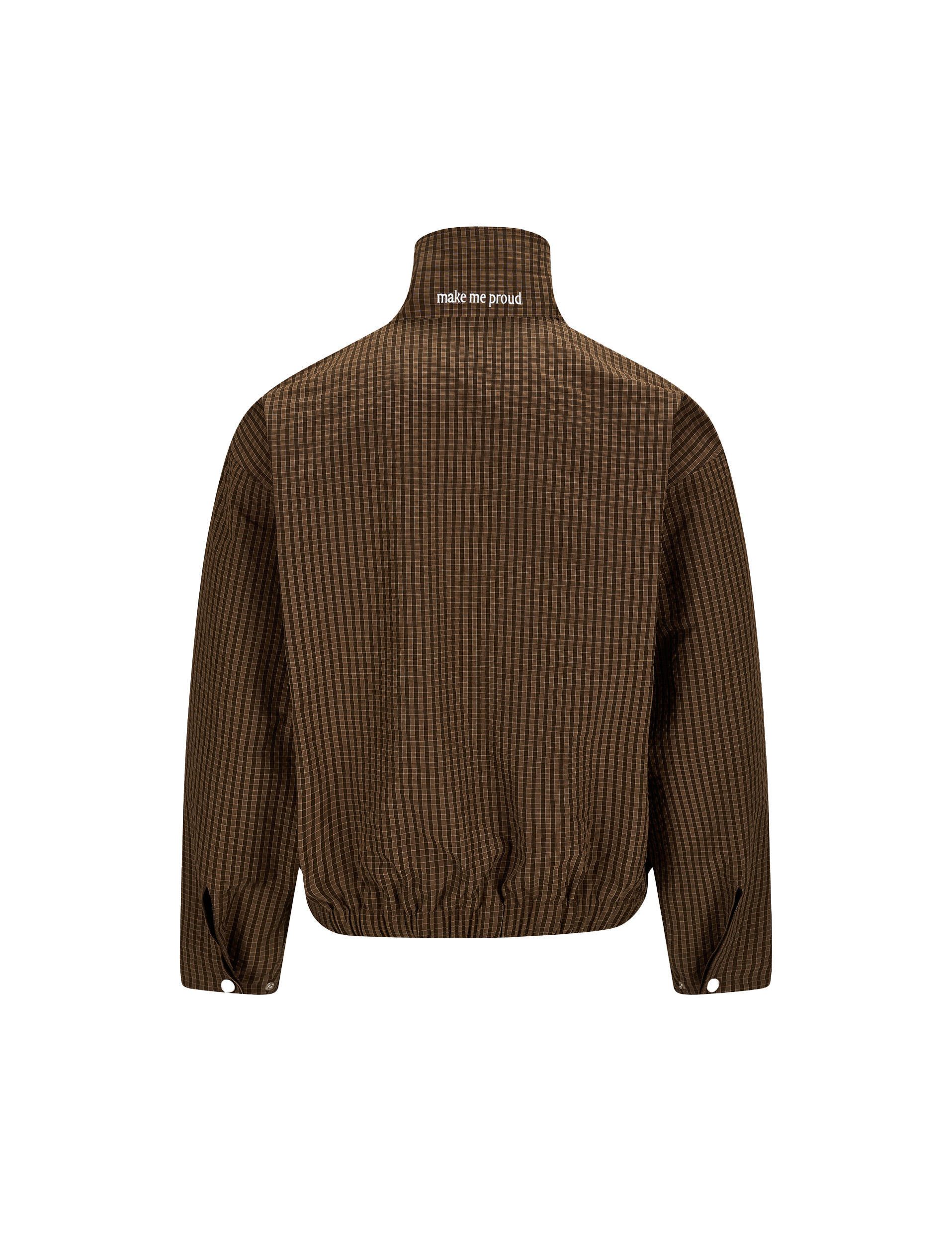 BROWN CHECK JACKET
