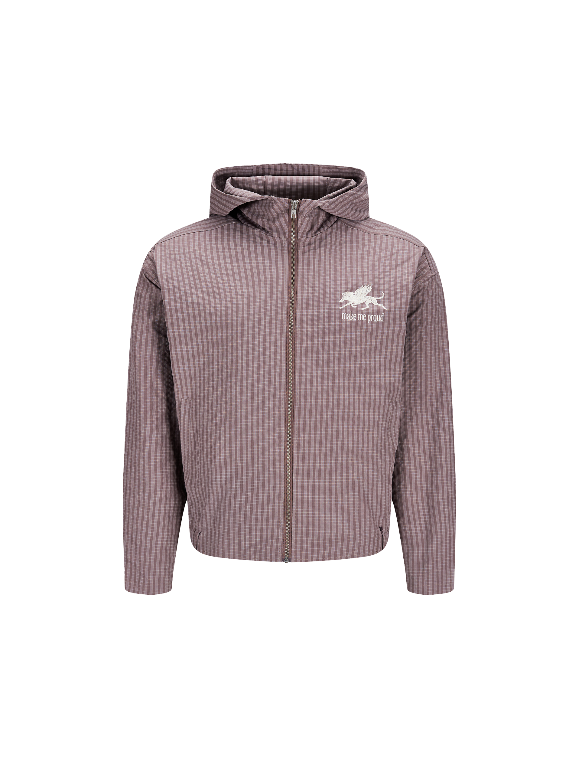 PURPLE CHECK JACKET