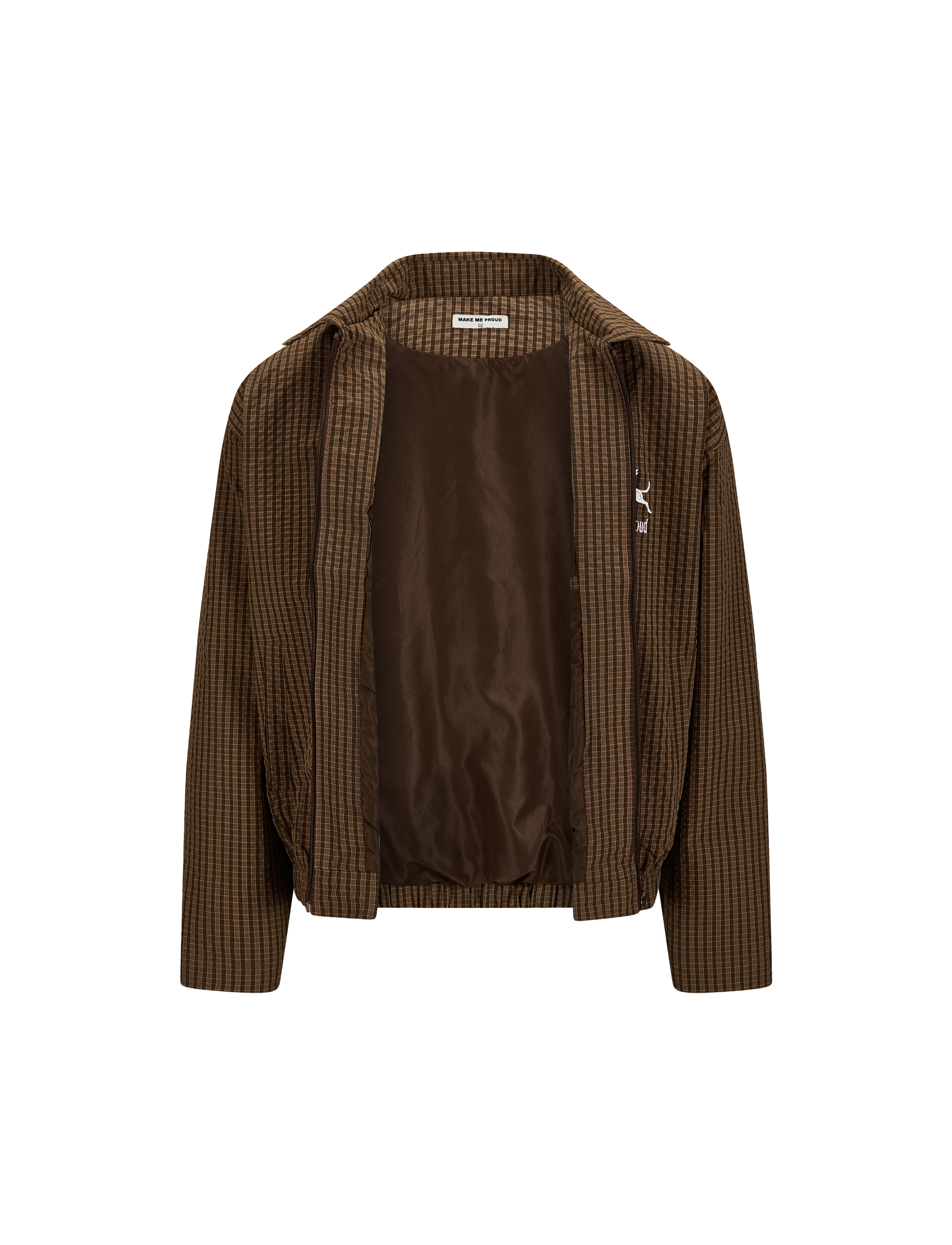BROWN CHECK JACKET