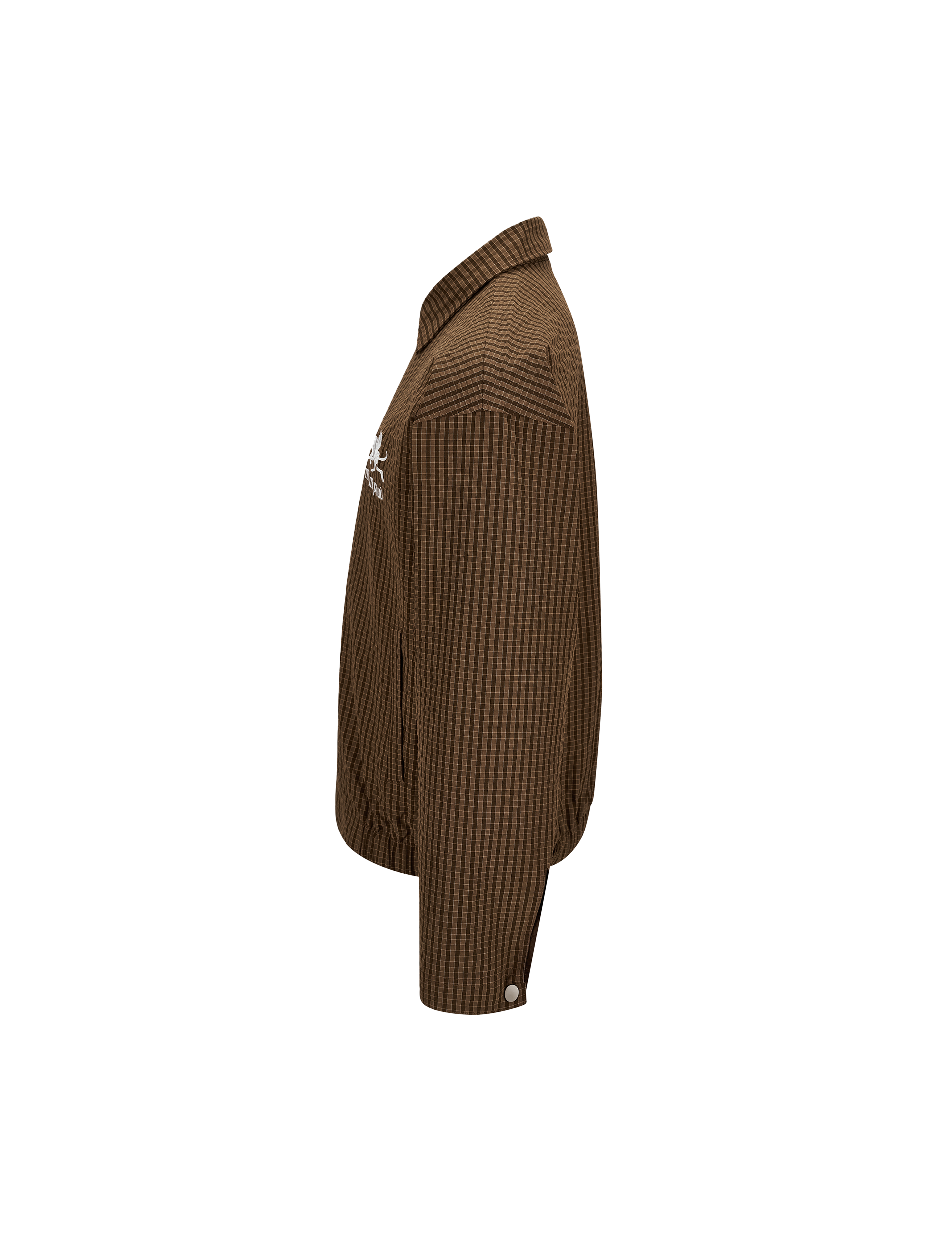BROWN CHECK JACKET
